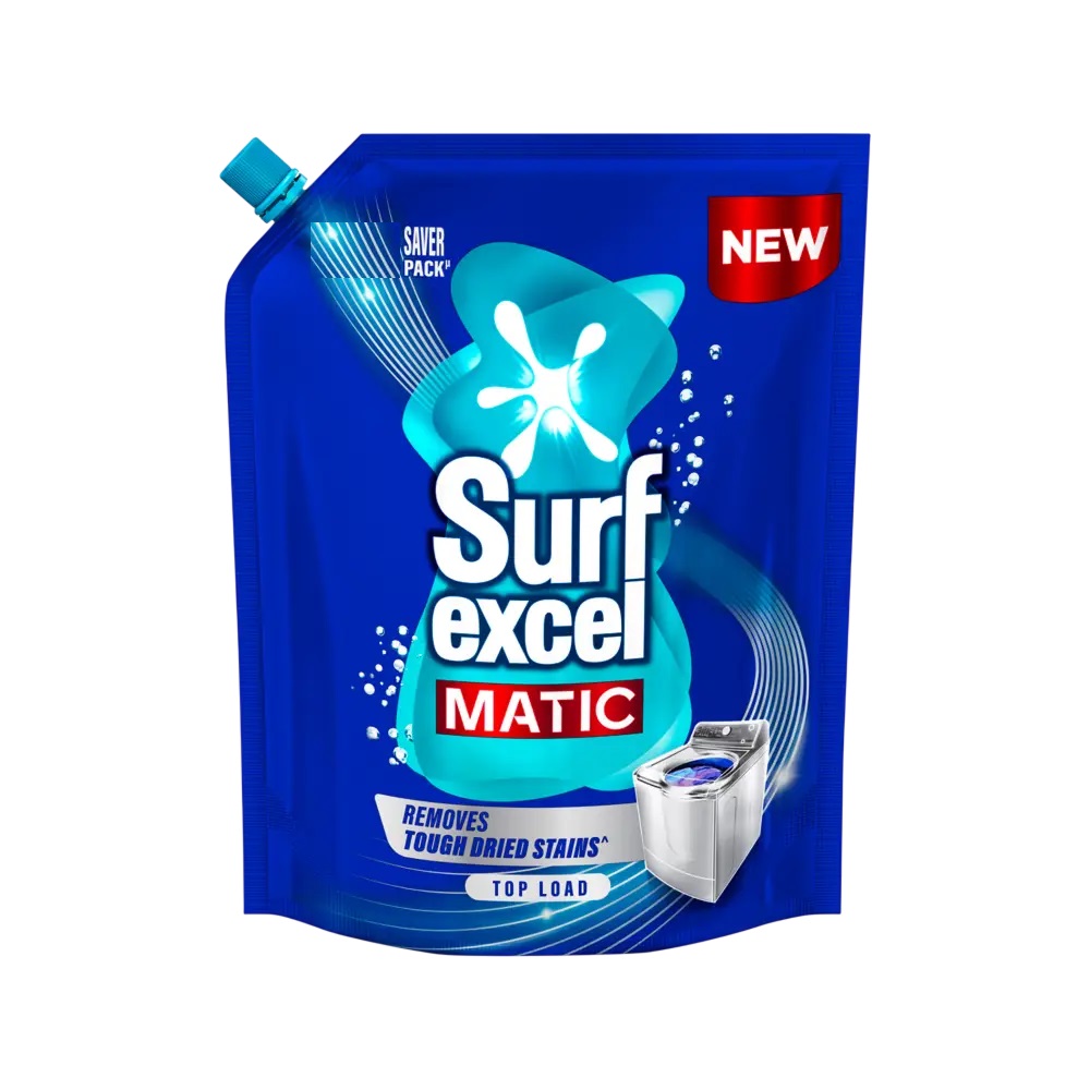 Surf Excel Matic Top Load Liquid Detergent Pouch 1 L